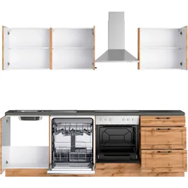 kochstation Küchenzeile KS-Lani 240 cm weiß