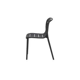 Möbel Kraft Cervo Stapelstuhl 43 x 56,5 x 80,5 cm schwarz