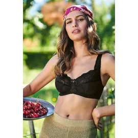 Rosa Faia BH Bobette Comfort bra Schwarz) Nylon E 105 Damen