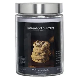 Ritzenhoff & Breker Vorratsglas rund 1200 ml 4 St.