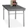 Relaxdays Gartentisch klappbar 166 x 76 x 78 cm Grau