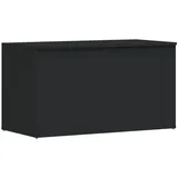 vidaXL Aufbewahrungstruhe Spielzeugtruhe Spielzeugkiste Couchtisch Beistelltisch Truhe Aufbewahrungsbox Schwarz 84x42x46cm Holzwerkstoff