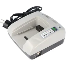 AccuCell Basisladegerät für austauschbare Ladeadapter für diverse Werkzeug-Akkus passend für 7,2-18V Li-Ionen, NiMH und NiCD