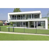 GAH Alberts Alberts Komplett-Anbauset Doppelstabmatten 2 m 100 cm 6/5/6 anthrazit