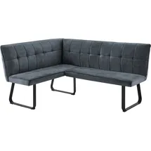 byLIVING Eckbank TALEA in dunkelgrau - 128 x 168, H 93,5 cm | Gr.: onesize