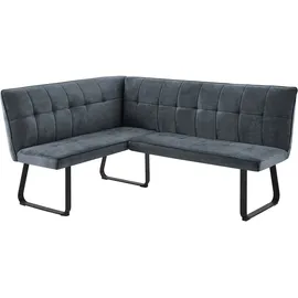 byLIVING Eckbank TALEA in dunkelgrau - 128 x 168, H 93,5 cm | Gr.: onesize
