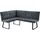 byLIVING Eckbank TALEA in dunkelgrau - 128 x 168, H 93,5 cm | Gr.: onesize