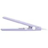 Klein Haarglätter 2 in 1 Mini Glätteisen und Lockenstab Einstellbare Temperatur Keramik Turmalinplatte Beauty Glätteisen Hair Curler für alle Haartypen(EU-Lila)