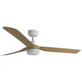 faro BARCELONA Punt M 130 cm Deckenventilator Weiß/Ahorn