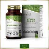 Ezyleaf Vitamin D3 Und K2 - 4000IU/100mcg 180 Veg Kapseln Herz Bone Gesundheit