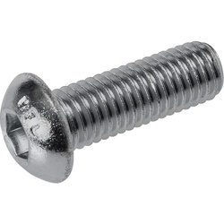 Schrauben Flachrundkopf ISO 7380-1 M 12 35 10.9 100 - 73801100120035 - silber