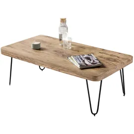 Wohnling Couchtisch Massivholz akazie 115,0 x 60,0 x 40,0 cm