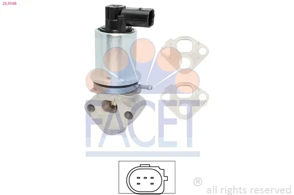 FACET AGR-Ventil 230108 für VW