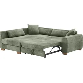 Mr. Couch »Hilla L-Form« Mit Federkern, wahlweise mit Bettfunktion und Taschenfederkern