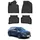 Omac Gummi Fußmatten kompatibel mit Hyundai Tucson 2015-2020 mit Gurtstraffer Premium TPE