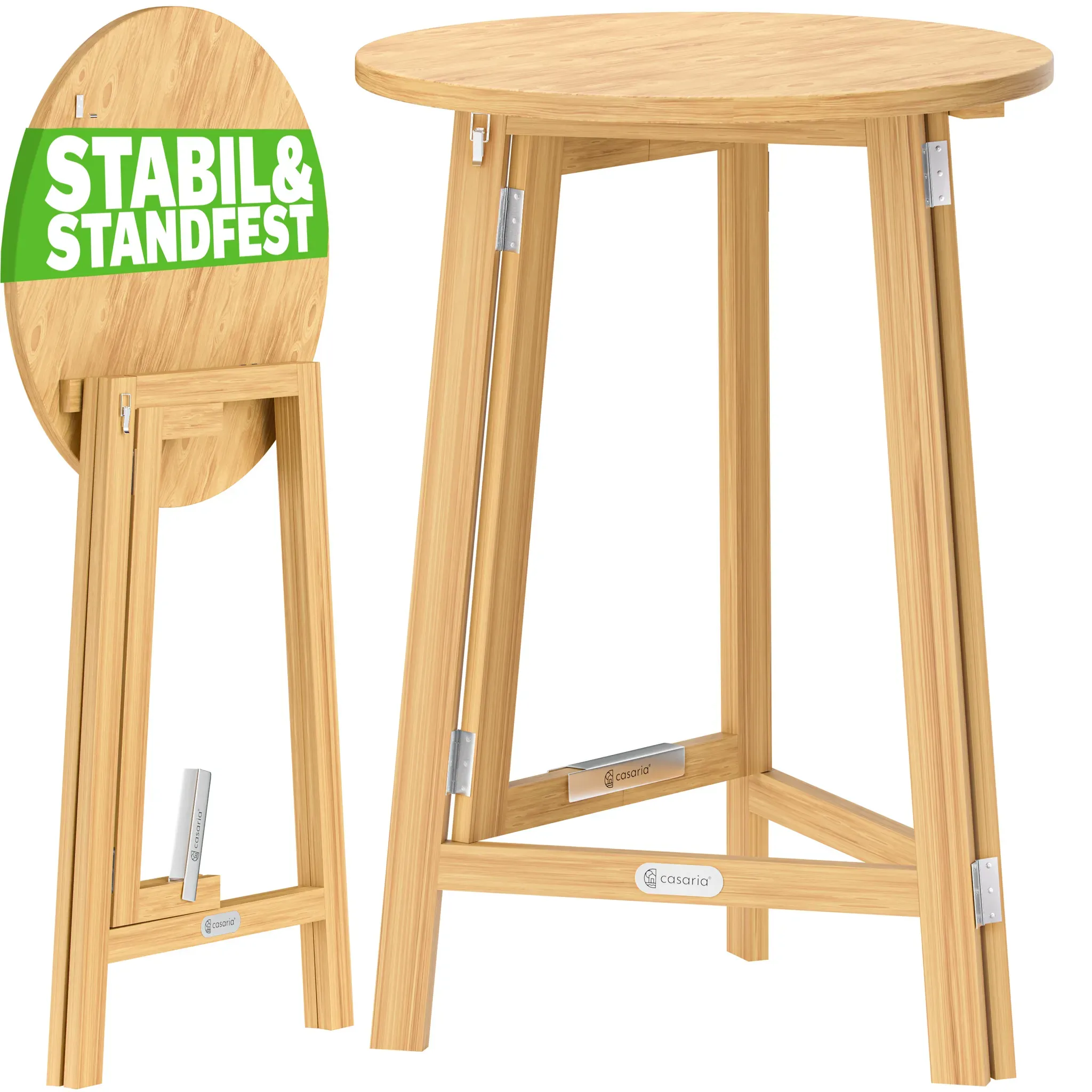 Bar Table Solid Wood 111x80cm Foldable