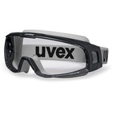 Uvex u-Sonic Vollsichtschutzbrille - Supravision Plus - Transparent/Schwarz-Grau