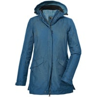 KILLTEC Damen 3 in 1 Outdoorjacke/Funktionsjacke mit abzippbarer Kapuze und einzippbarer Steppjacke KOW 17 WMN JCKT, dunkelblau, 46, 39700-000