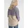POLARINO Fleecepullover in beige-hell lila, | Gr. 40/42,