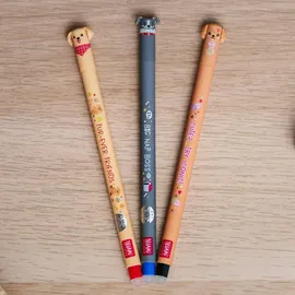 Legami Löschbarer Gelstift Set Fur-Ever Friends 3 St.