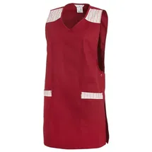 Leiber Überwurfschürze Damen bordeaux,