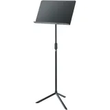 K&M 11924 Orchesternotenpult mit Stahlplatte, stapelbar, Notenständer, Schwarz