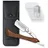 Störtebekker Shaving Accessories Störtebekker® Rasiermesser mit Holzgriff im handgefertigten Lederetui inkl. Alaunstift & Rasur- und Bartguide E-Book [10 Astra-Klingen] Rasiermesser Set [+ Nassrasierer in Premium-Qualität