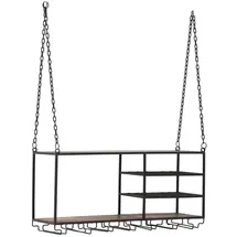 Woodkings Hängeregal Aro 100 x 46 x 30 cm Braun