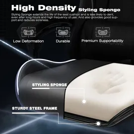 luxuskollektion Gaming-Stuhl Leder Schwarz