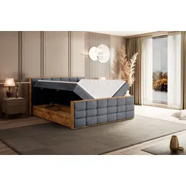 altdecor Boxbett 160 x 200 cm H4 Grau
