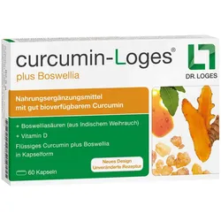 curcumin-Loges plus Boswellia - Kurkuma Kapseln mit Weihrauch