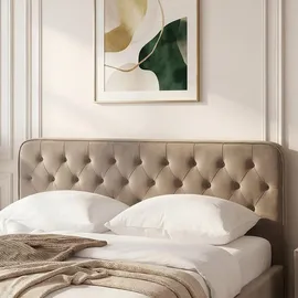 CARO-Möbel GLAMOUR 149 x 208 cm Beige