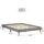 Homestyle4u Polsterbett 140 x 200 cm Grau