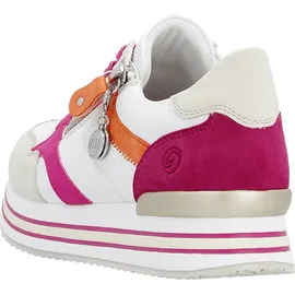 remonte Schnürschuh Damen Orange/Weiß/Rosa 38