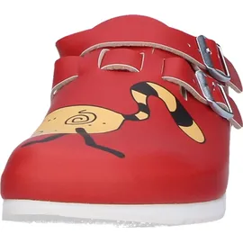 Birkenstock Clog Kay Superlauf, Birko-Flor, Cat Red, schmal, Größe 41
