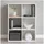 Hti-Living Standregal Spanplatte 60 x 90 x 30 cm Weiß 6 Fächer