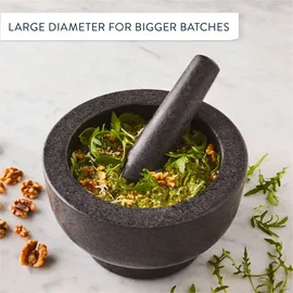 Tefal Mörser und Stößel Granit Ø 14,5 cm schwarz