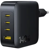 Baseus EnerFill FH11 Netzladegerät 140W Wall Charger 3xUSB-C - Schwarz