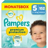 Pampers Premium Protection Gr.5 (11-16 kg) für Babys und Kleinkinder (4-18 Monate), 152 Stück