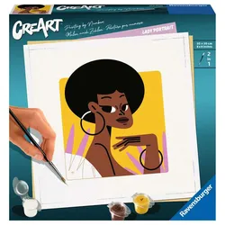 Ravensburger Beschäftigung - CreArt, Malen nach Zahlen Adults Trend - Damenportrait