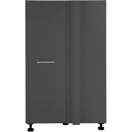 laundreezy Eckschrank 100 x 162 x 68 cm Grau