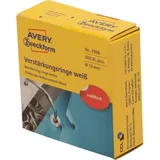 Avery Zweckform Zweckform Lochverstärker 3508, weiß, Ringe, selbstklebend auf Rolle, 500 Stück