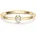 Eastside Solitärring "ES2007" Gr. 50, gold (gelbgold), Fingerringe, Damen, 50, Edelstahl, 1,4mm