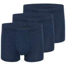 SCHIESSER Retro Short / Pant blau 3XL 3er Pack