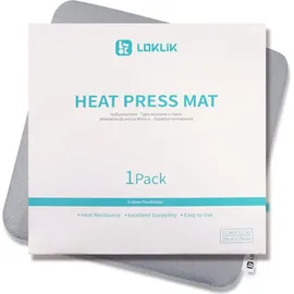 loklik Heißpressmatte 29,21 x 29,21 cm Grau