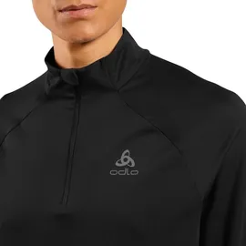 Odlo Herren Essential Ceramiwarm Mid Layer 1/2 zip schwarz