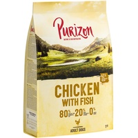 Purizon 4 kg Adult Huhn mit Fisch, getreidefreies Hundetrockenfutter