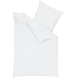 Traumschlaf Uni Biber weiß 135 x 200 cm + 40 x 80 cm