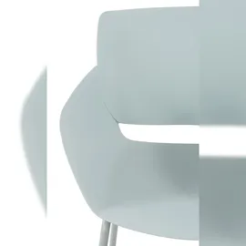 CLP Gartenstuhl Alpena 2er Set 59 x 59 x 108 cm türkis