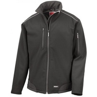 Result Softshell-Ripstop Workwear Jacket / black M